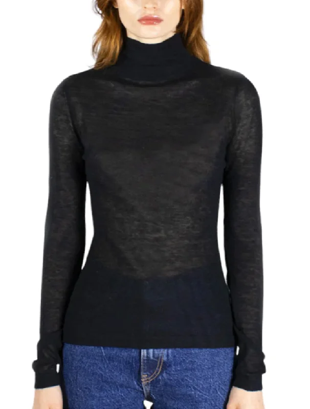 Sheer Mockneck - AUTUMN CASHMERE