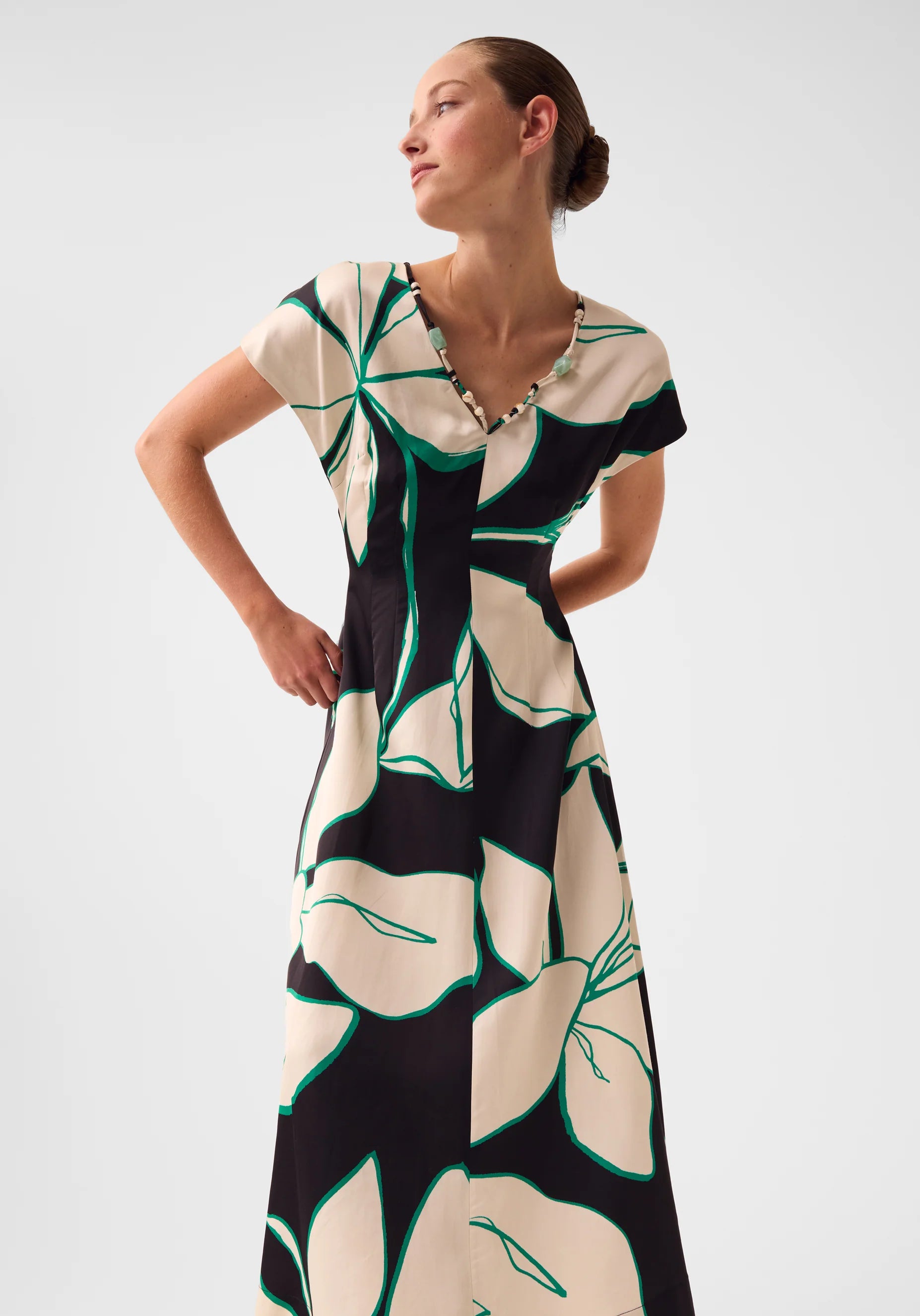 Morrison Willow Midi Dress Print