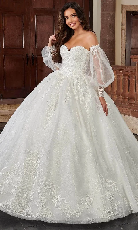 Rachel Allan Bridal Rb6114 - Applique Ballgown