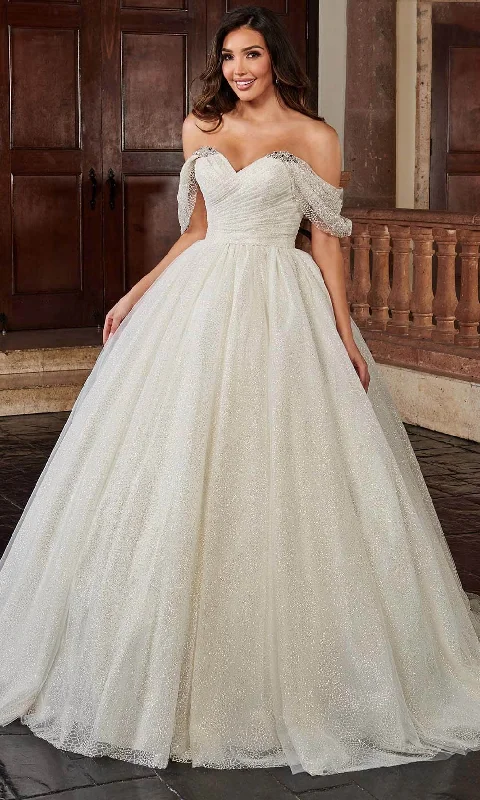 Rachel Allan Bridal Rb6115 - Off-Shoulder Ballgown