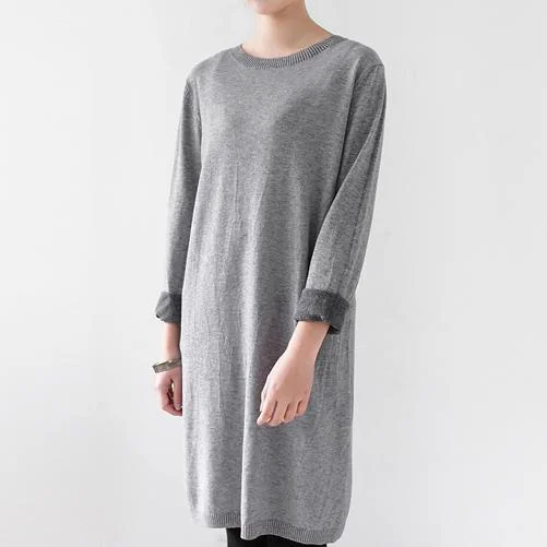 2017 spring cashmere sweater dresses woolen knit dress