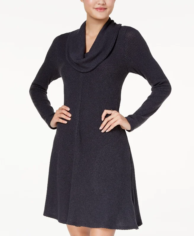 Bcx Juniors Cowl Neck Rib Knit Dress