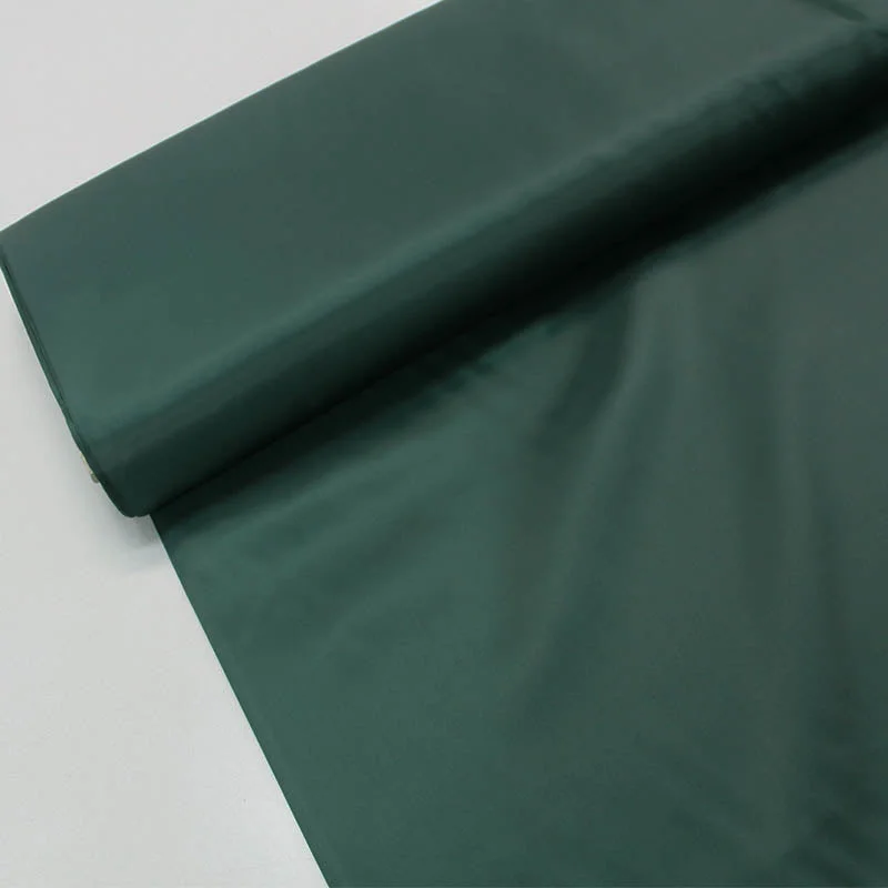 Dressmaking Anti Static Polyester Lining  - Bottle Green