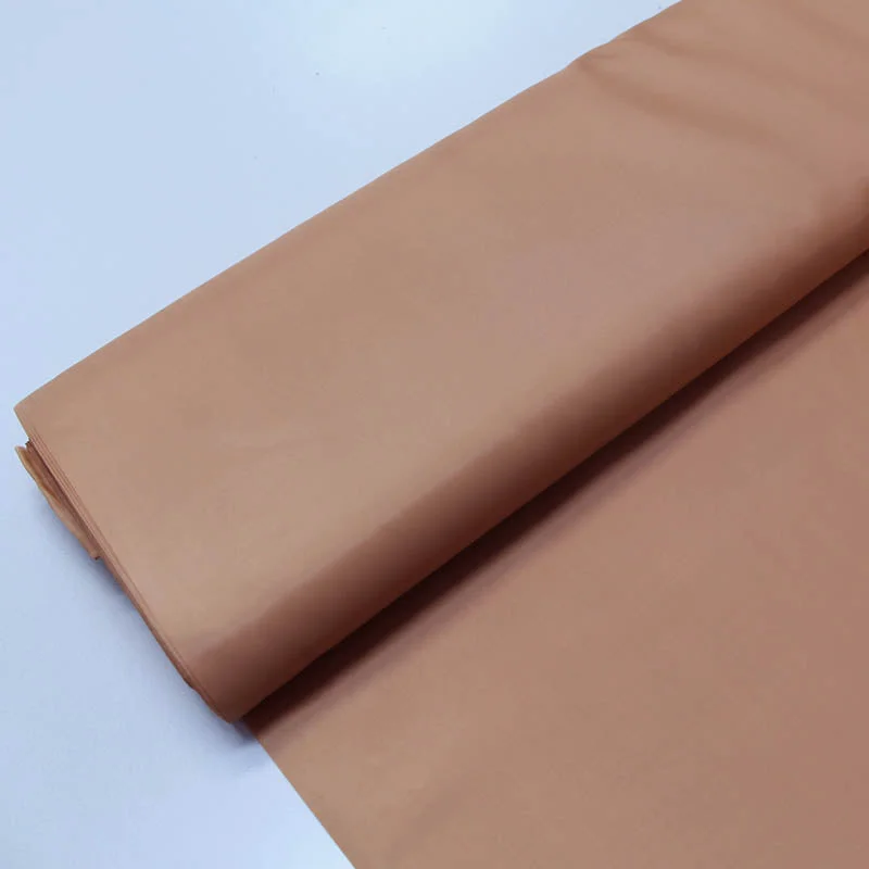 Dressmaking Anti Static Polyester Lining Fabric - Caramel