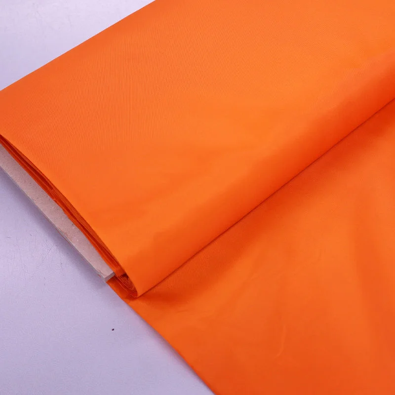 Dressmaking Anti Static Polyester Lining Fabric - Orange