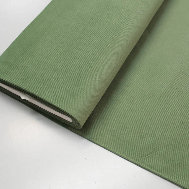 Dressmaking Cotton Corduroy - Sage Green