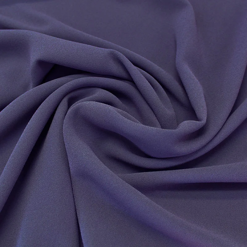 Dressmaking Polyester Triple Crepe - Purple