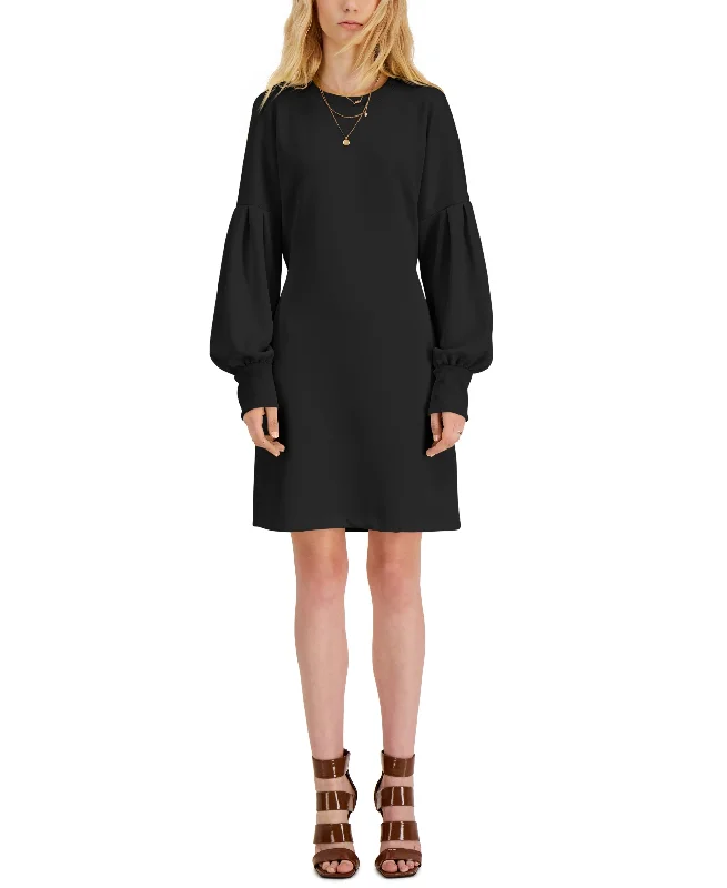 INC International Concepts Cutout Waist Sweatshirt Dress