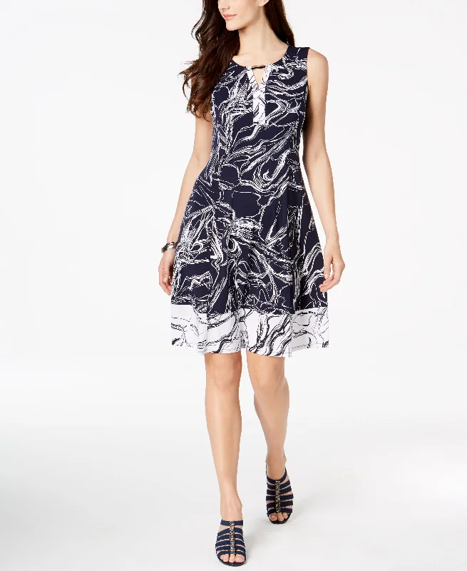 JM Collection Petite Sleeveless A Line Dress