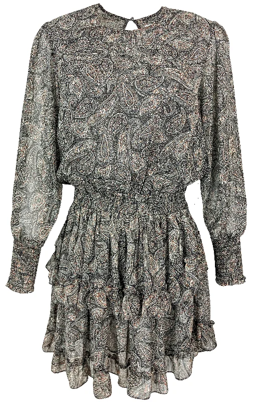 Misa Camila Dress in Paisley Shimmer