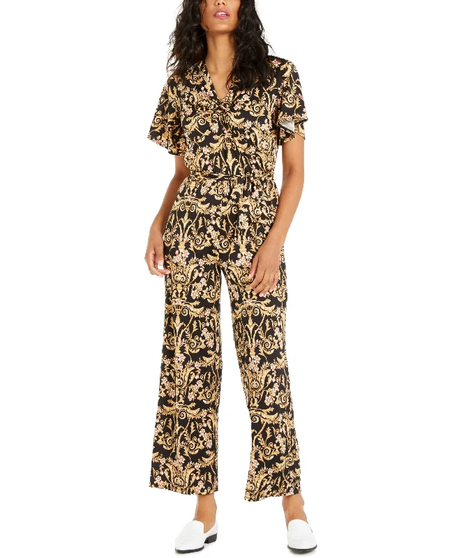 NY Collection Petite Twist Front Jumpsuit