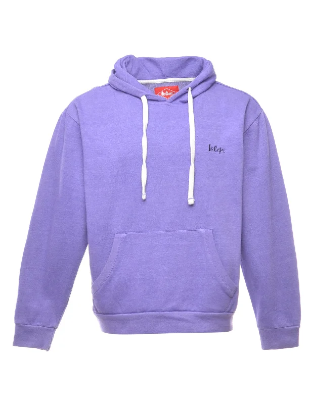 Purple Hooded Sweatshirt - M