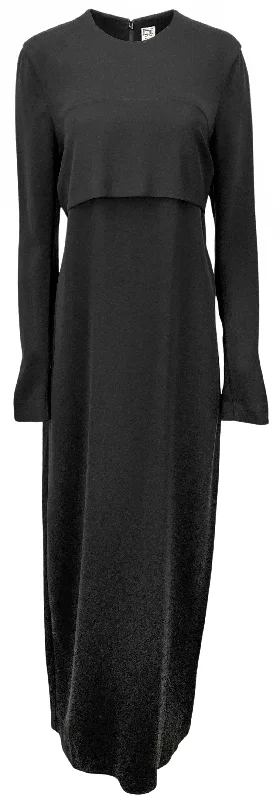 Toteme Sash Cady Dress in Black