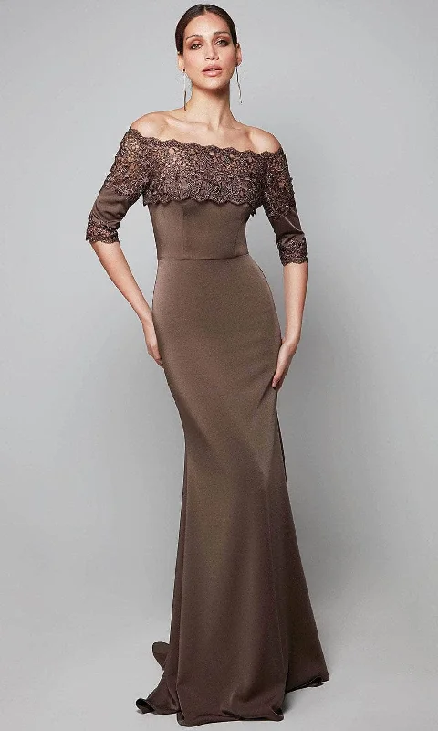 Alyce Paris 27617 - Laced Neckline Formal Dress