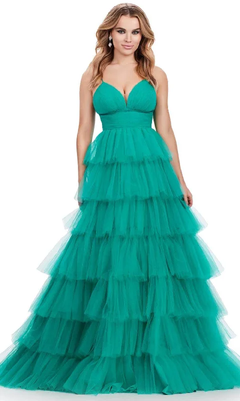 Ashley Lauren 11622 - Tiered Tulle Prom Dress