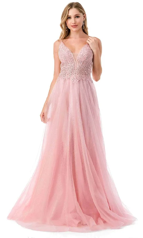 Aspeed Design L2688 - Shimmer Tulle Prom Dress