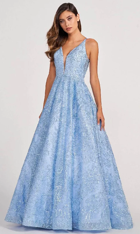 Colette By Daphne CL2014 - Glitter Tulle A-Line Prom Dress