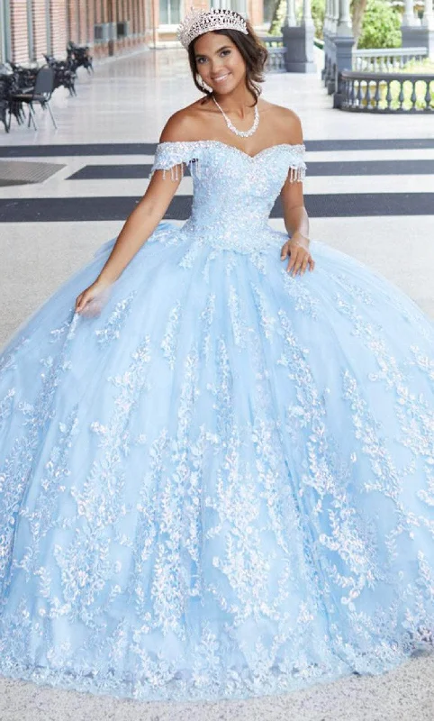 Quinceanera Collection 26045 - Laced Tulle Quinceanera Dress