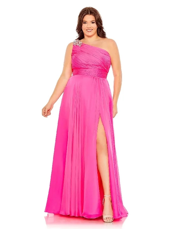 Mac Duggal 68156 Fabulouss Long Plus Size Prom Dress