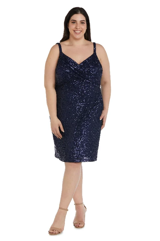 Nightway Short Plus Size Cocktail Dress  22109W