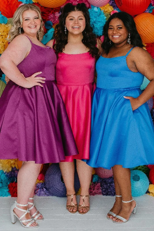 Sydneys Closet SC8115 Prom Short Plus Size Homecoming Dress